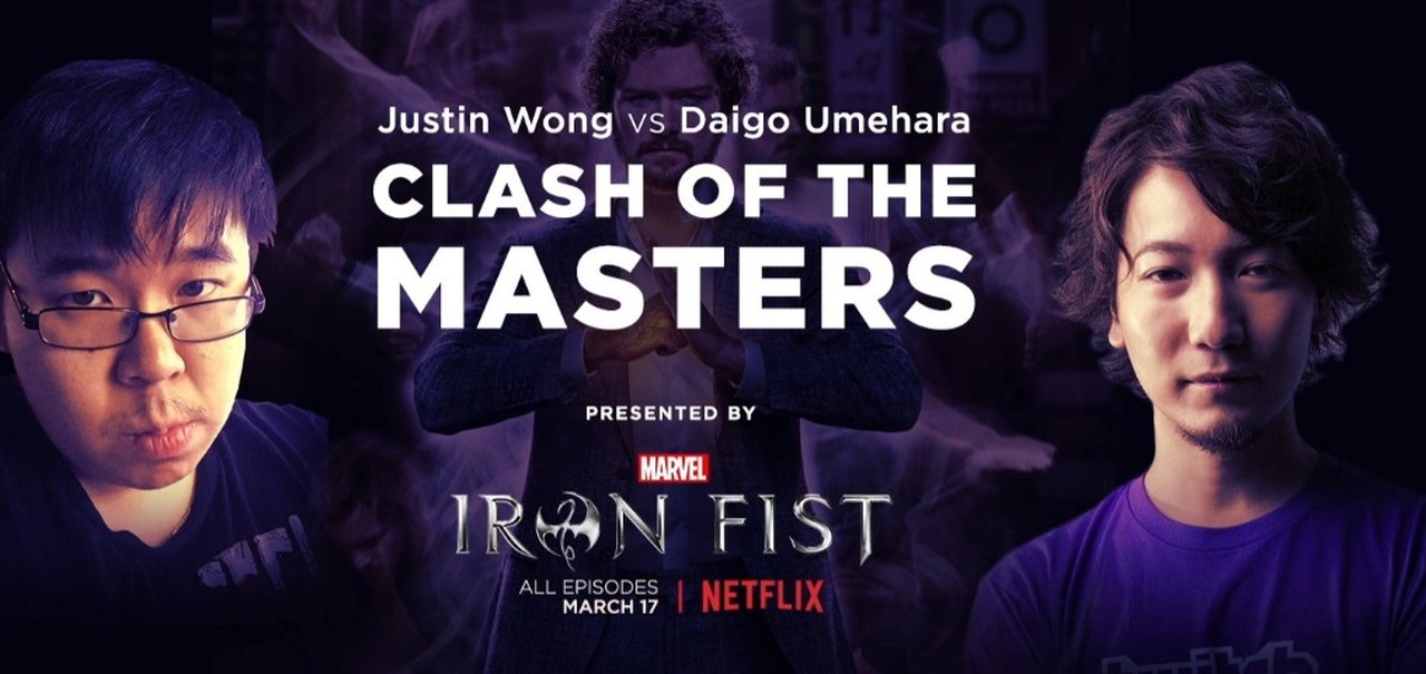 Netflix reúne Daigo Umehara e Justin Wong para promover Punho de Ferro