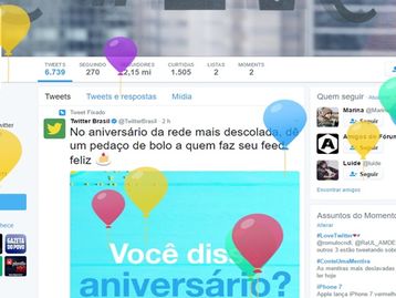 Parabéns, Twitter! Celebre o aniversário do site vendo o seu primeiro post