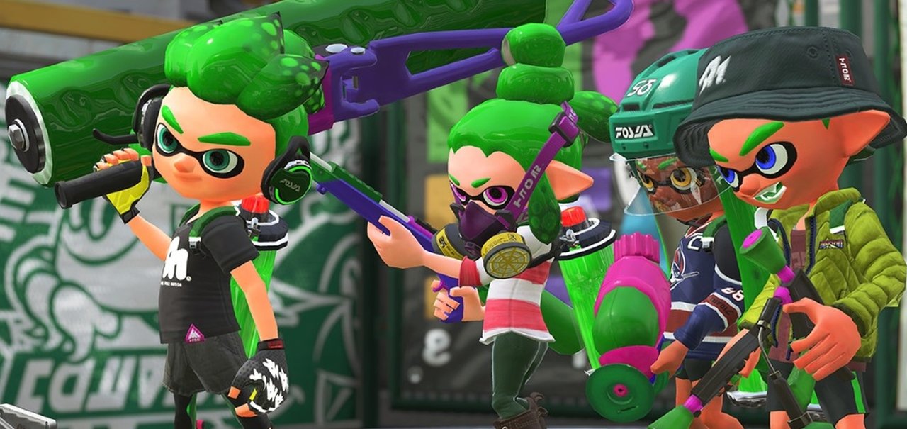 Nintendo demonstra o funcionamento das armas de Splatoon 2