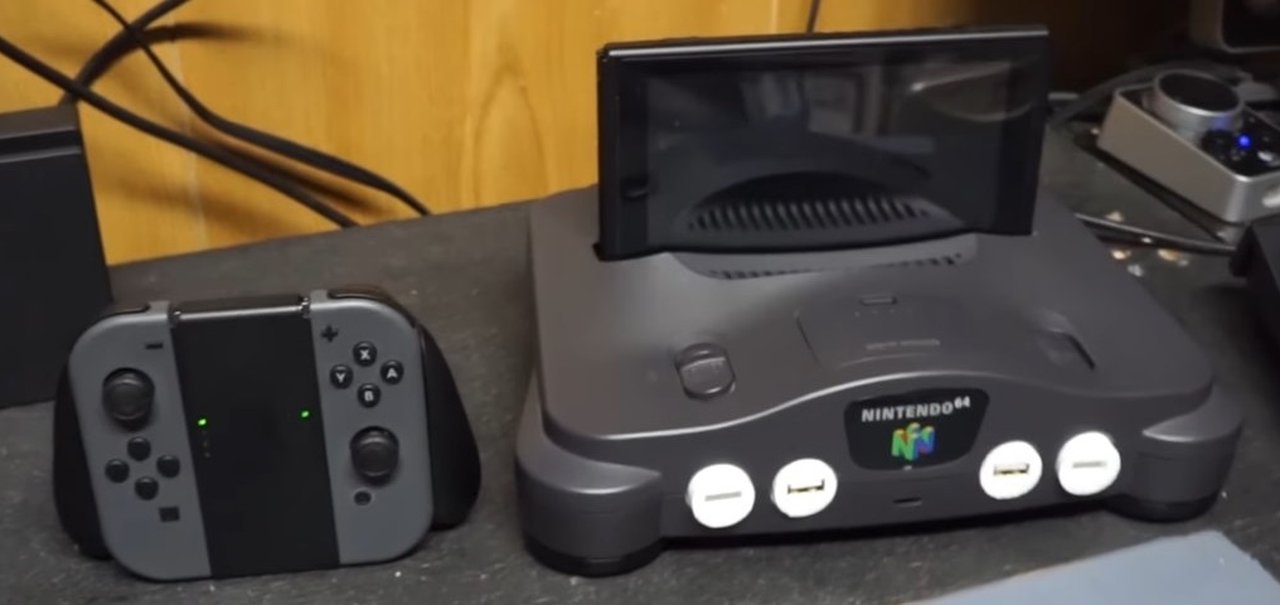 Já tem gente transformando o Nintendo 64 em dock para o Switch