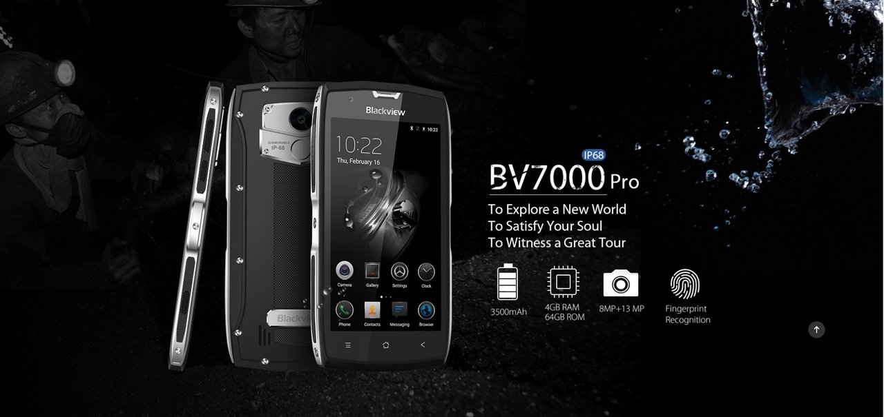 BV7000 Pro: um celular muito resistente e quase indestrutível [vídeo]