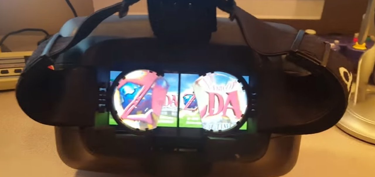 Jogador transforma o Switch em um headset de realidade virtual