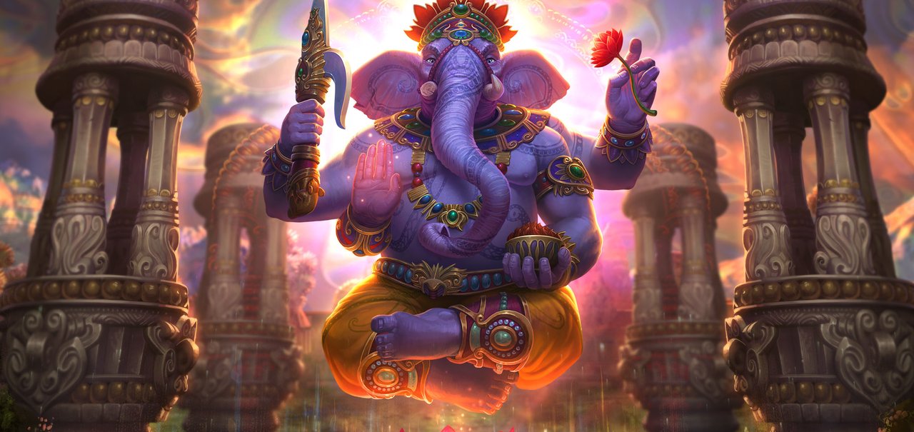 Ganesha, deus do hinduísmo, é o novo personagem jogável de Smite