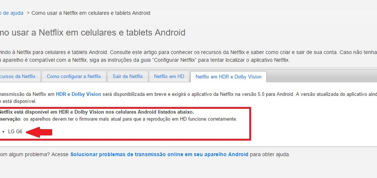 Netflix com qualidade HDR chega ao Android, mas você não poderá usar
