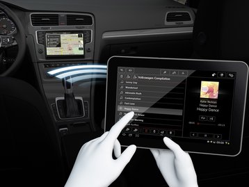 Novo sistema de infotainment da VW permite que passageiros troquem a música