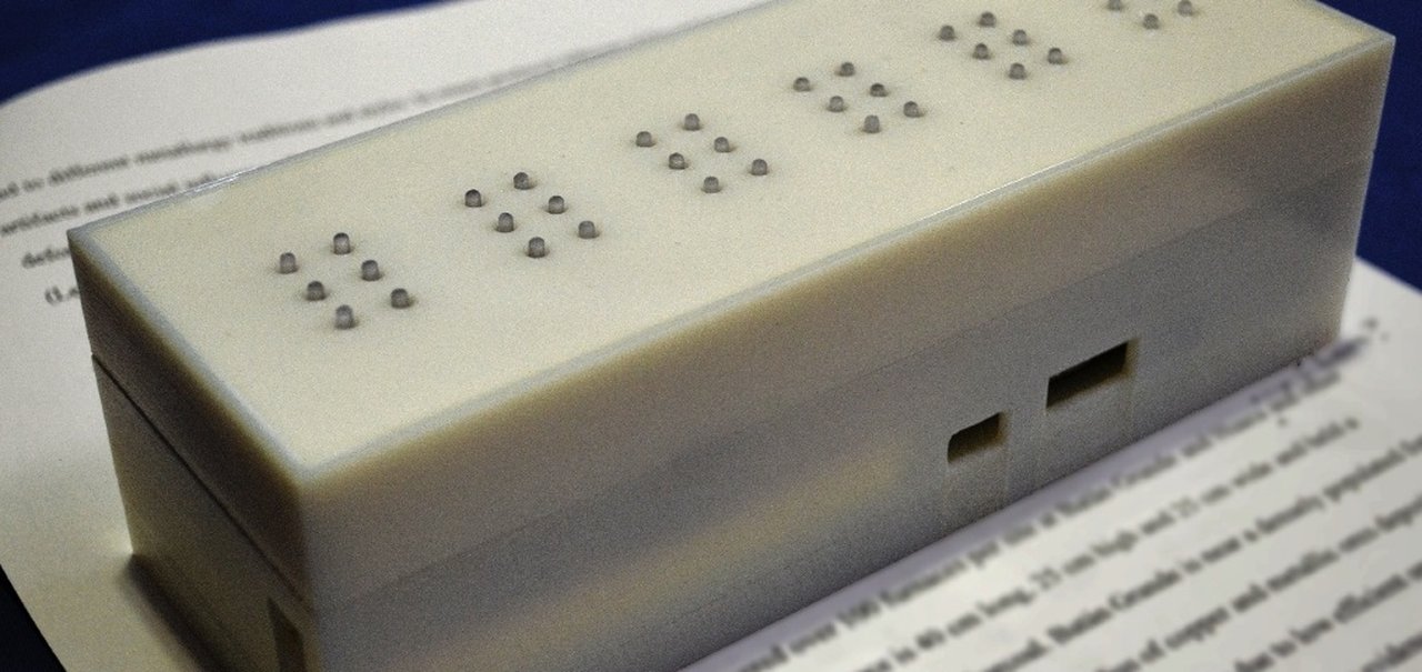 Tradutor portátil do MIT cria textos em Braille em tempo real