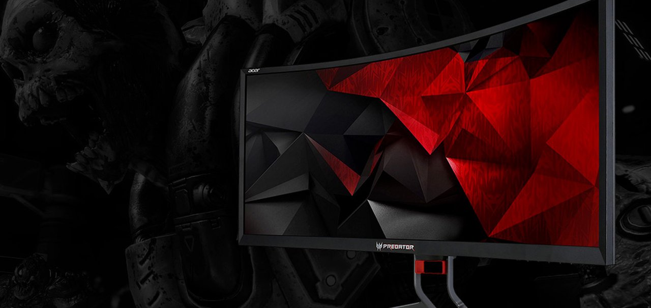 Acer anuncia o monitor curvo Predator Z35P; vendas já começaram