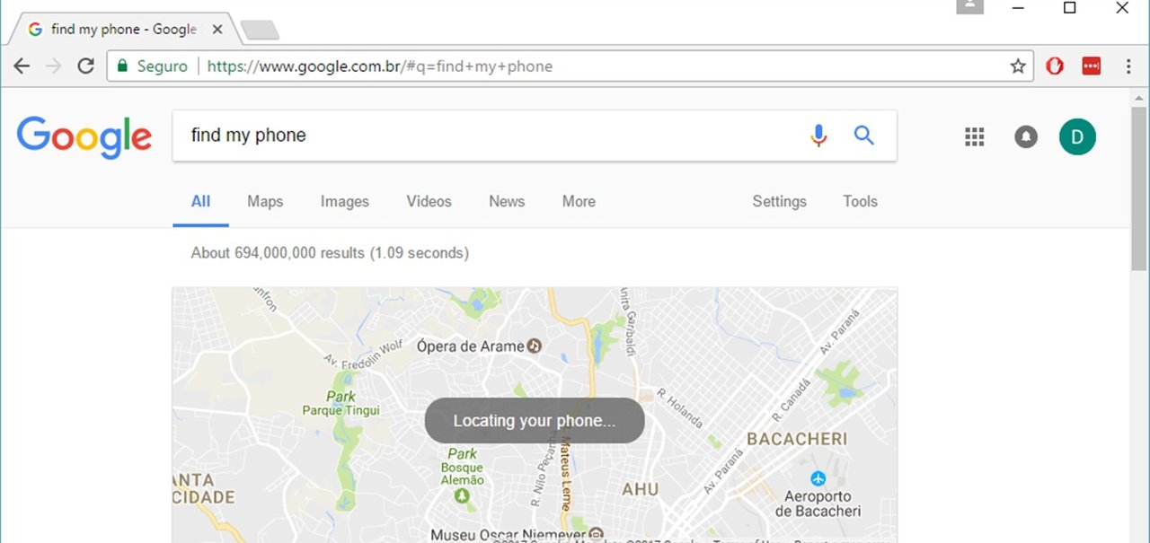 Aprenda a encontrar o seu smartphone com uma pesquisa no Google