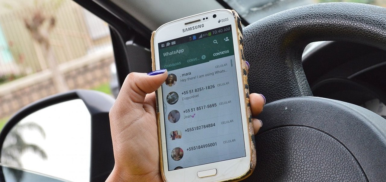 O smartphone ainda é o principal causador da desatenção no trânsito