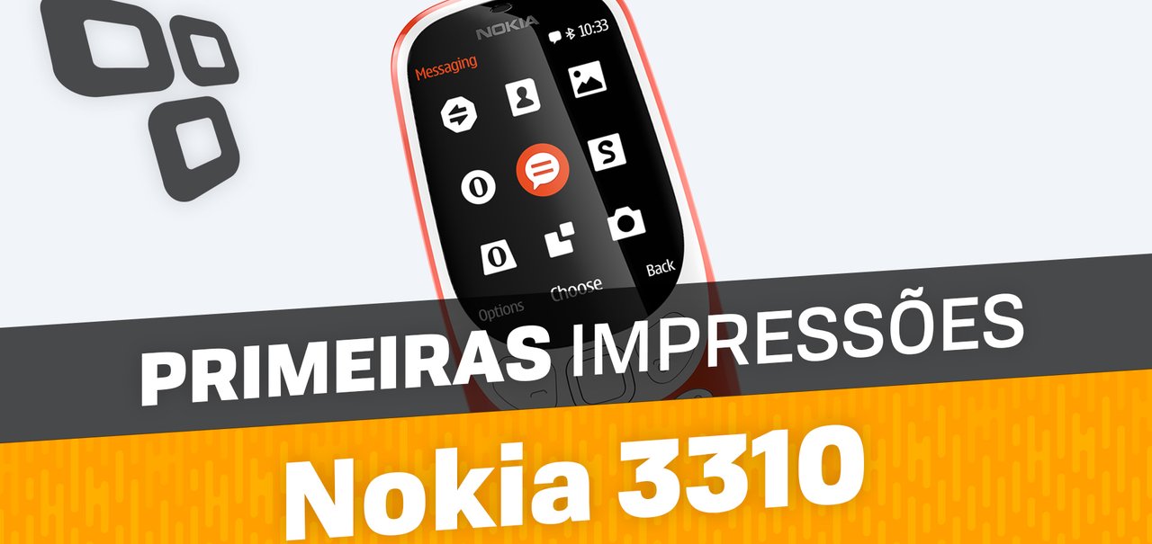 Primeiras impressões: confira o que achamos do 'indestrutível' Nokia 3310