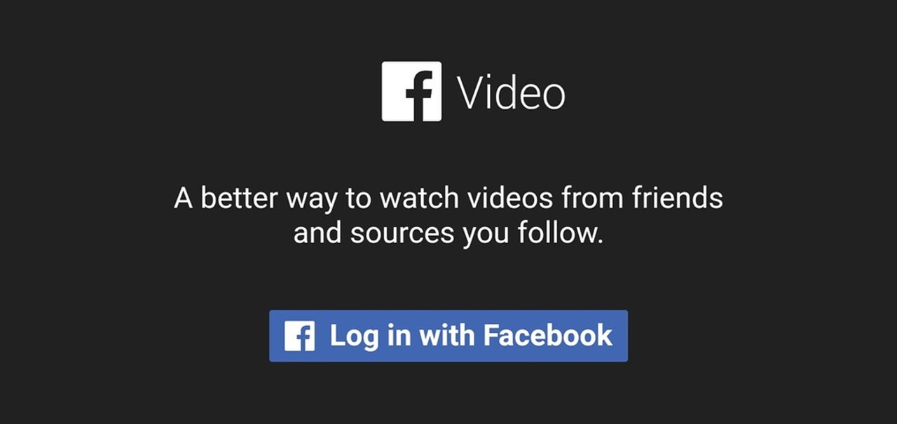 Sem likes! App do Facebook na Android TV só quer saber de uma coisa: vídeos