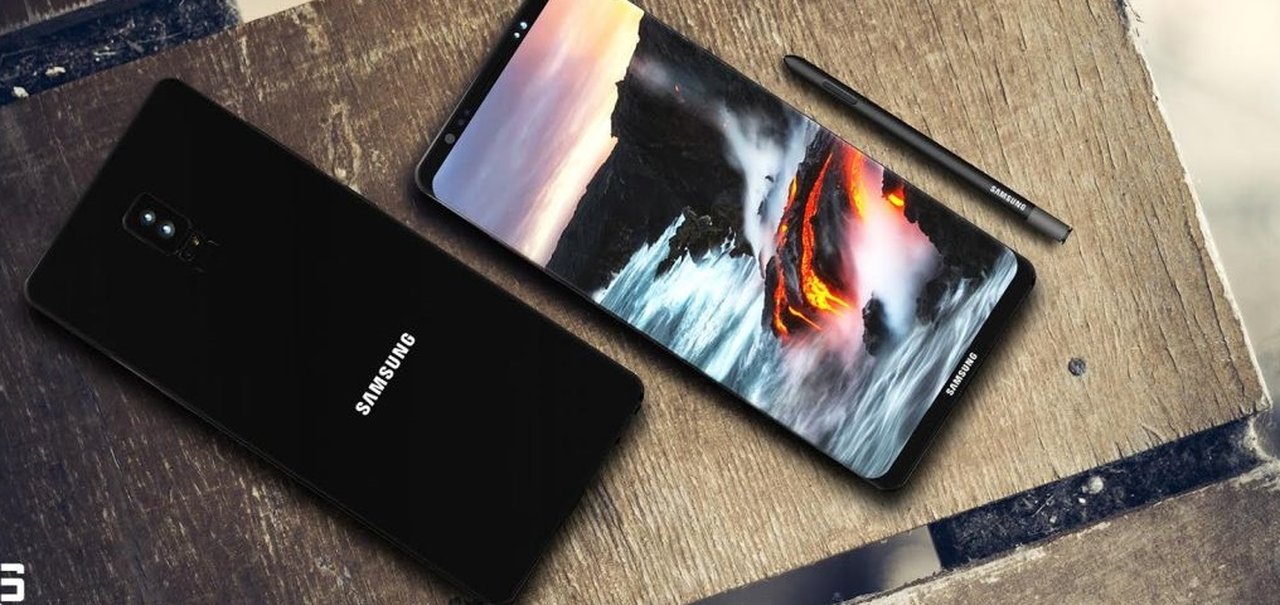 Hoje também tem! Para variar, vazam mais imagens do Galaxy Note 8