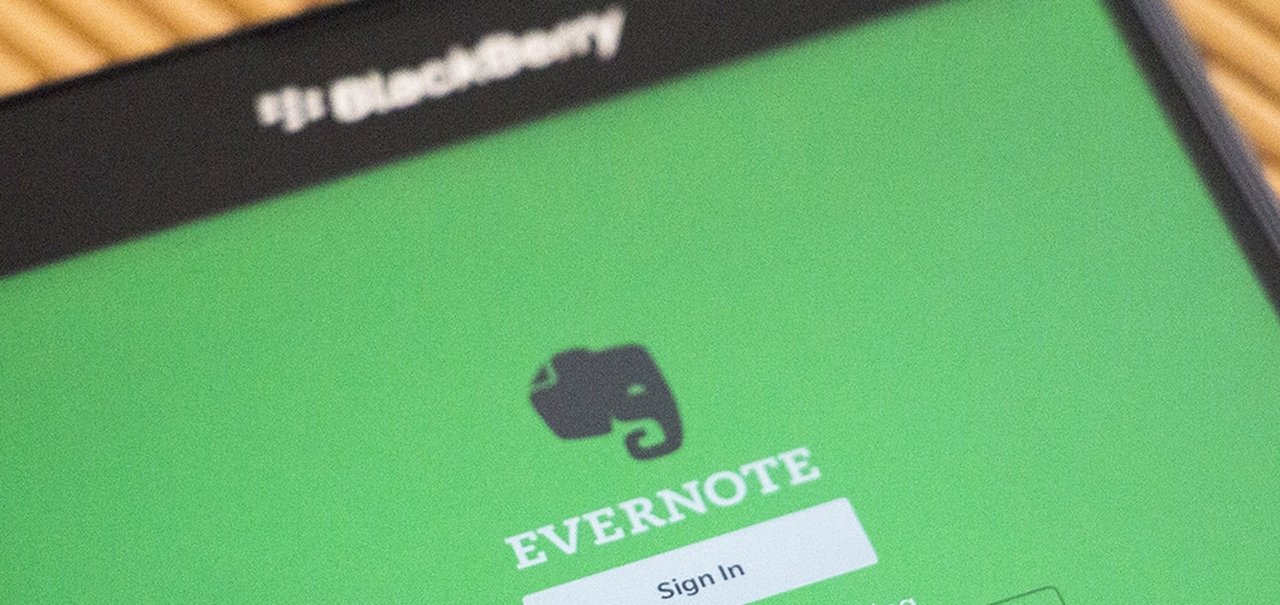 Evernote vai descontinuar app para BlackBerry e Windows Phone amanhã