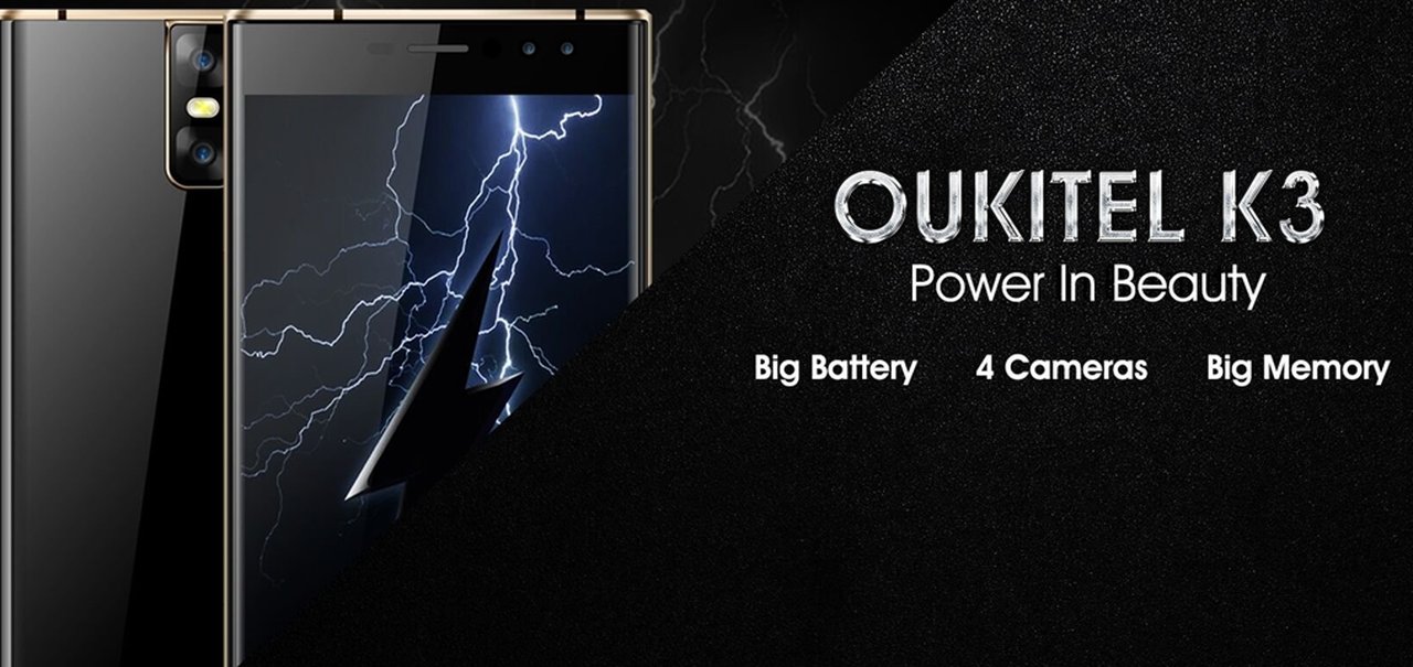 Parece Xperia, mas não é! Oukitel anuncia novo smartphone K3