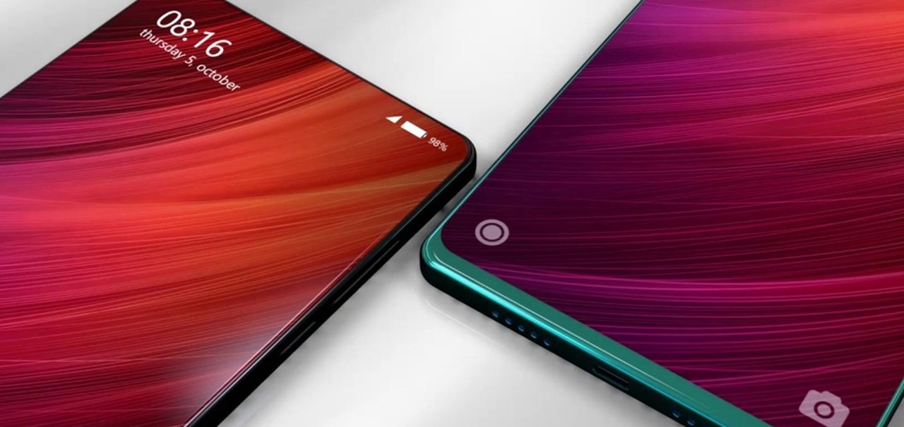 Imagem vazada entrega visual do Xiaomi Mi Mix 2 com tela sem bordas