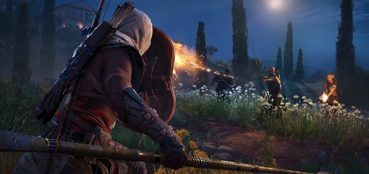 Novo vídeo de AC Origins em 4K no Xbox One X mostra combate à la Dark Souls