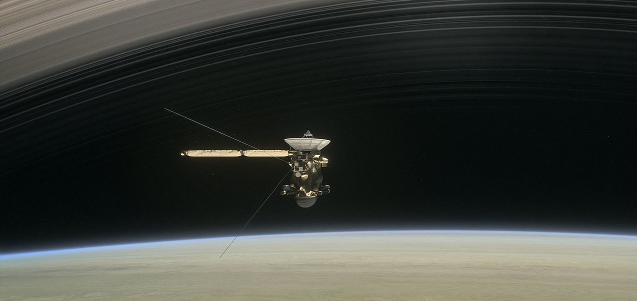 Sonda Cassini se prepara para suas cinco últimas voltas em Saturno