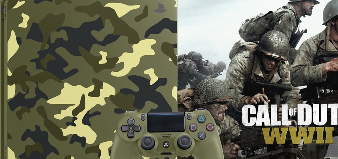 Call of Duty: WWII terá bundle de edição limitada do PlayStation 4 Slim