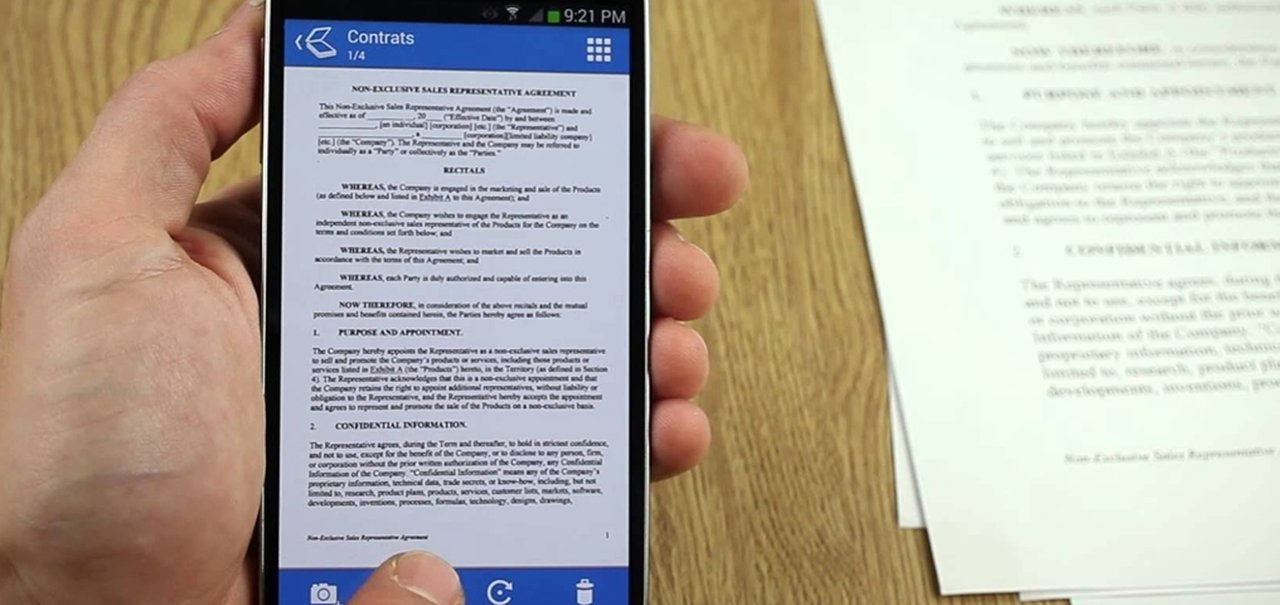 Saiba como escanear documentos usando o smartphone