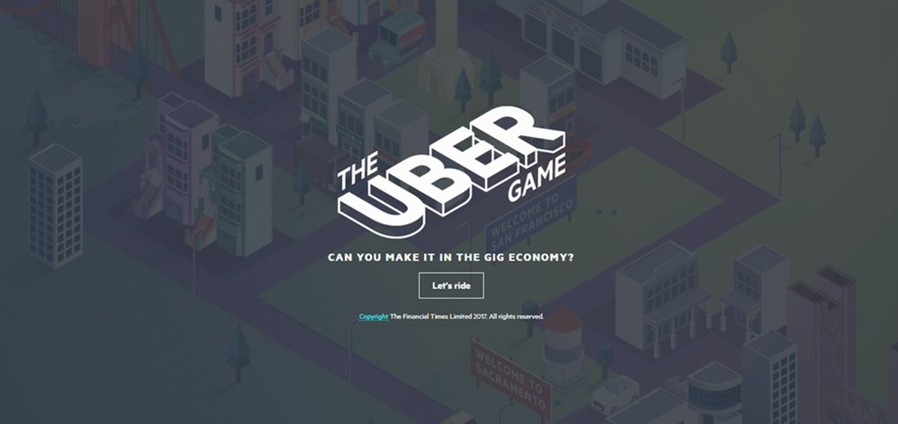 The Uber Game coloca você na pele do motorista e simula perrengues