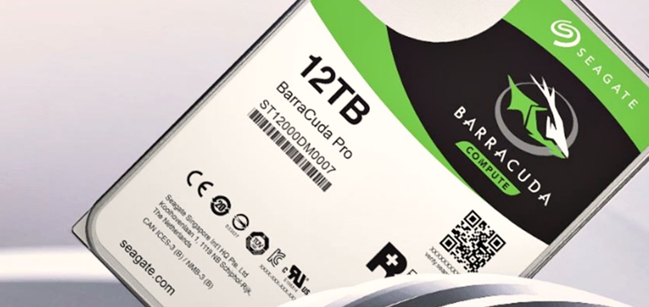 Seagate apresenta novos HDs de 12 TB para arquivos como vídeos 4K