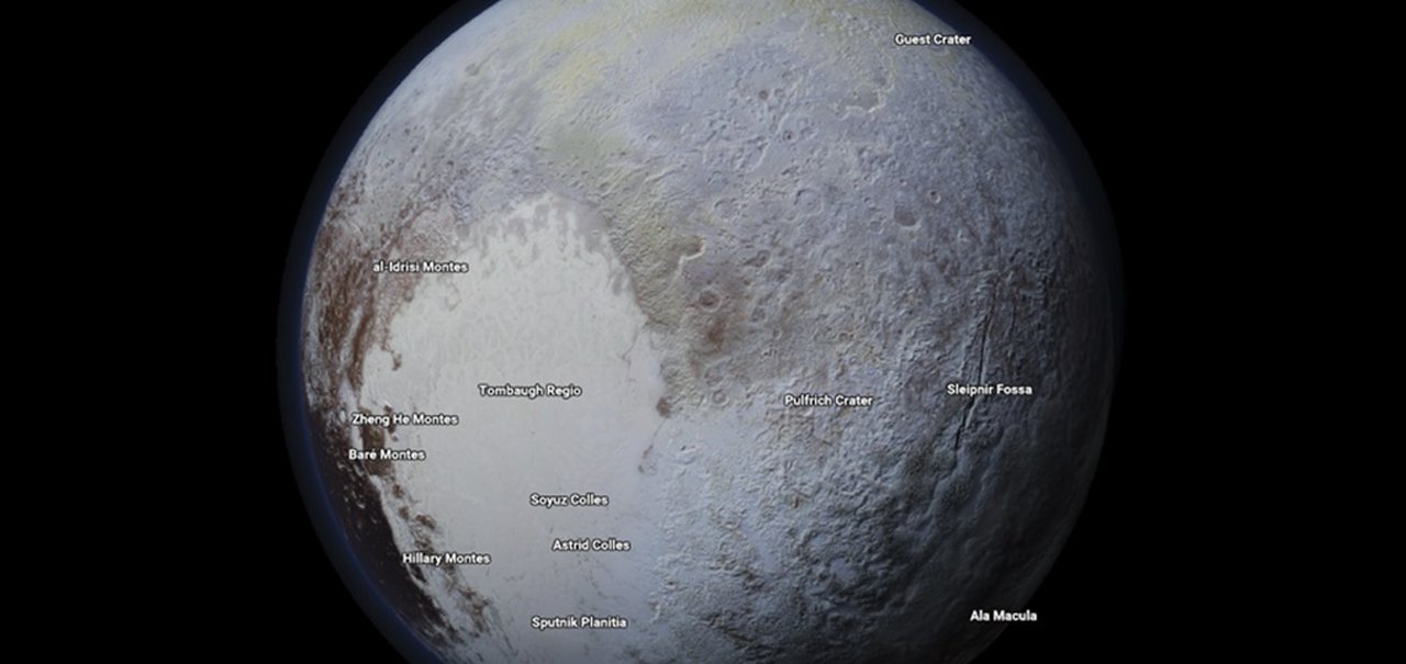 Google Maps agora permite a você explorar planetas e luas, experimente