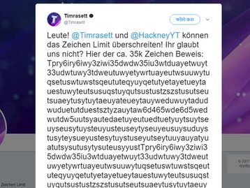 Quebraram o Twitter: usuários alemães fazem post com 35 mil caracteres