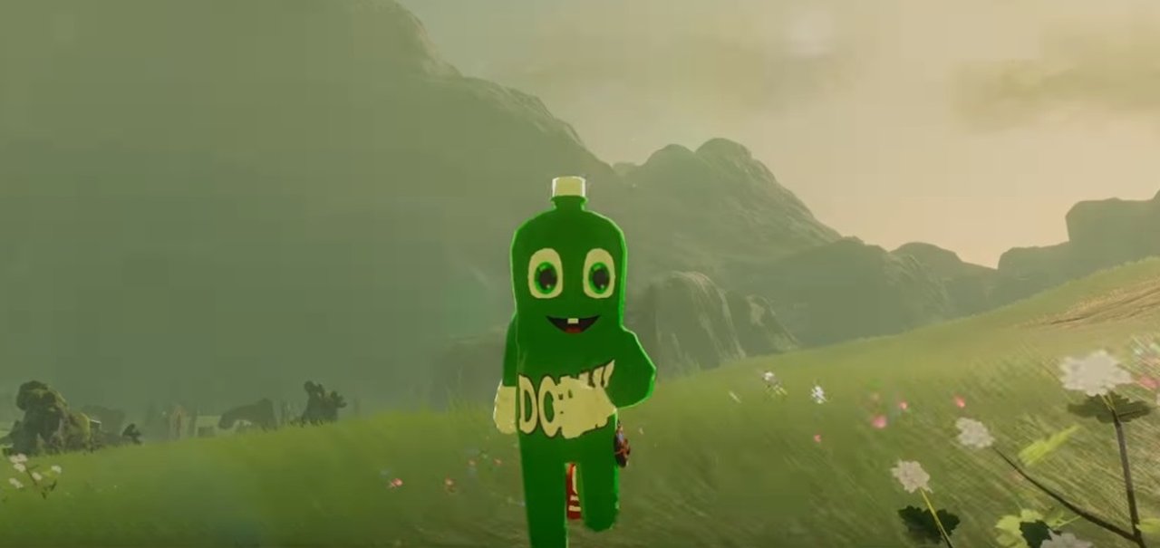 Mod traz um amiguinho diferente a The Legend of Zelda: Breath of the Wild