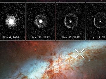 Telescópio Hubble captura “eco luminoso” criado por supernova