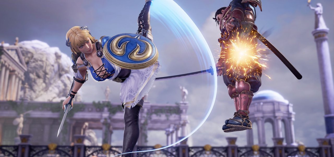 Soul Calibur 6 em uma bela apresentação da interface, pancadaria e mais