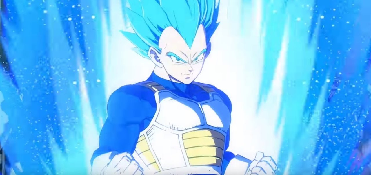 Vegeta assume sua forma de Saiyajin Azul em vídeo de Dragon Ball FighterZ