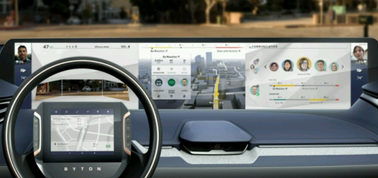 CES 2018: Byton apresenta conceito de carro repleto de tecnologias 