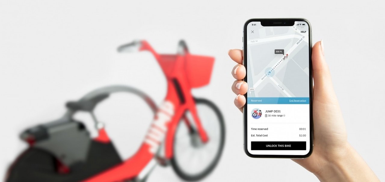 Uber testa serviço de compartilhamento de bicicletas elétricas