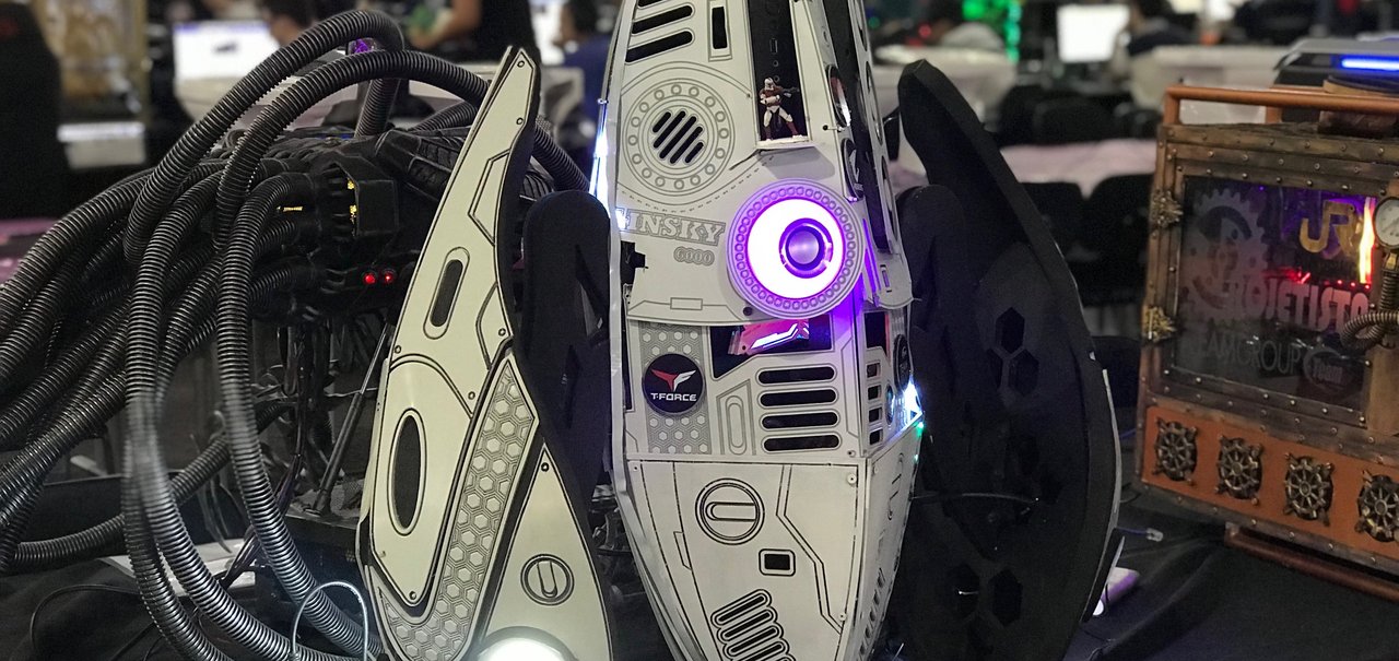 Esse é, possivelmente, o casemod mais monstruoso da Campus Party 2018