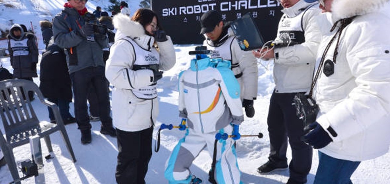 Até robôs quiseram participar das Olimpíadas de Inverno de 2018 [vídeo]