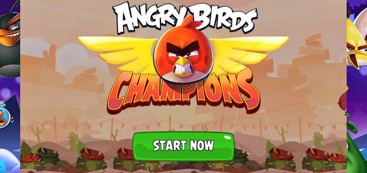 Novo Angry Birds Champions promove competição com premiação em dinheiro