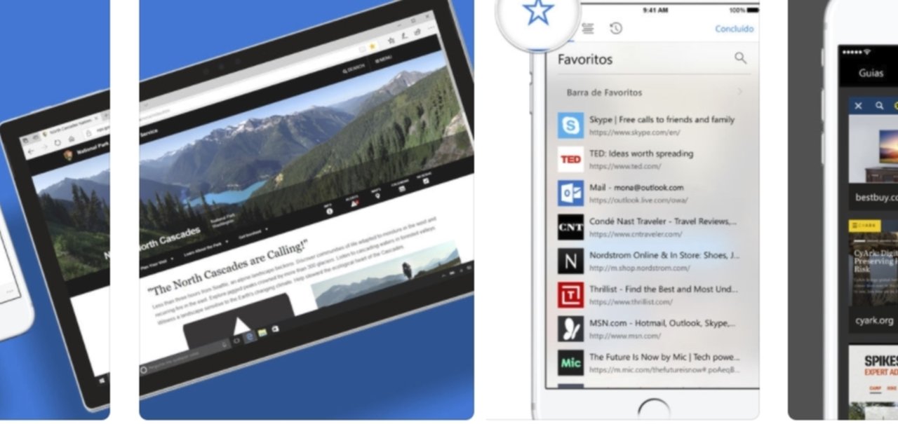 Microsoft Edge para iPhones agora suporta tecnologia 3D Touch