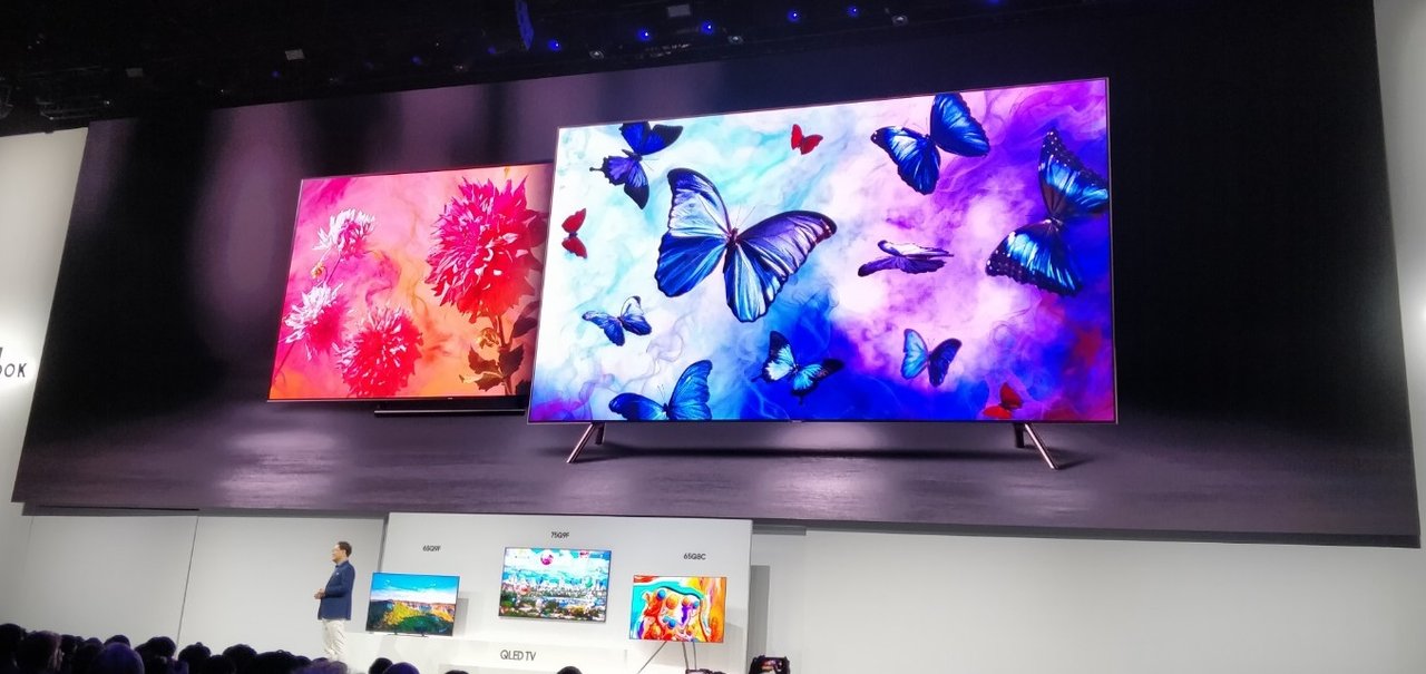 Samsung anuncia novas TVs QLED com tela que pode 'ficar sempre ligada'