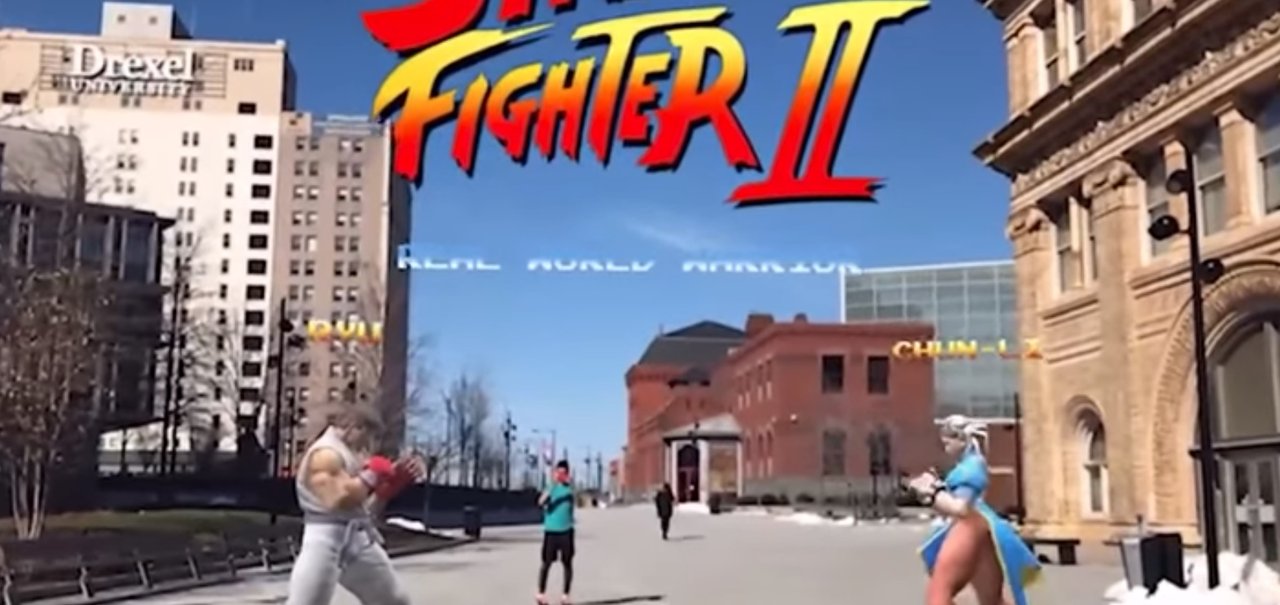 Vídeo mostra Street Fighter II não oficial em realidade aumentada