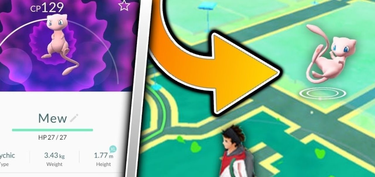 Mew finalmente foi lançado em Pokémon GO! Aprenda como pegar ele