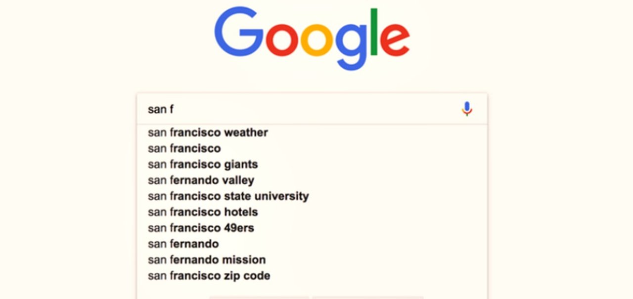 Veja como funciona o preenchimento automático de frases no Google