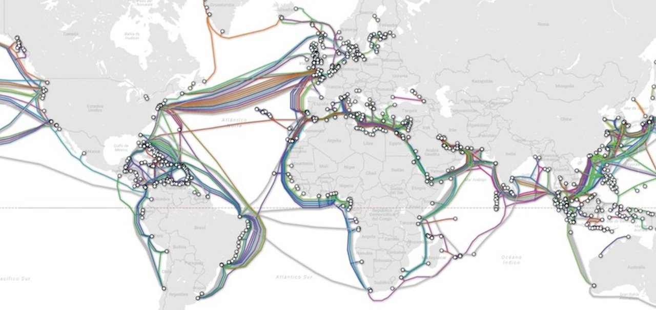 Veja como é por dentro um cabo submarino que leva a internet pelos oceanos