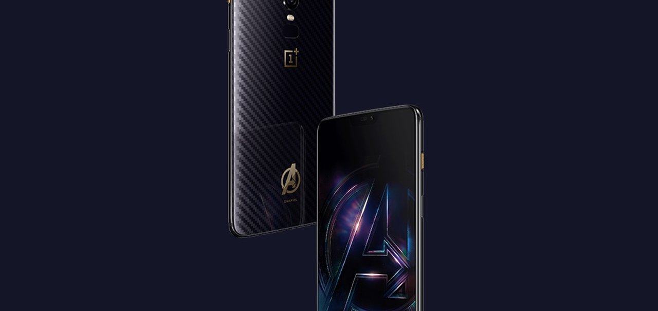 Vaza imagem do OnePlus 6 edição limitada dos Vingadores