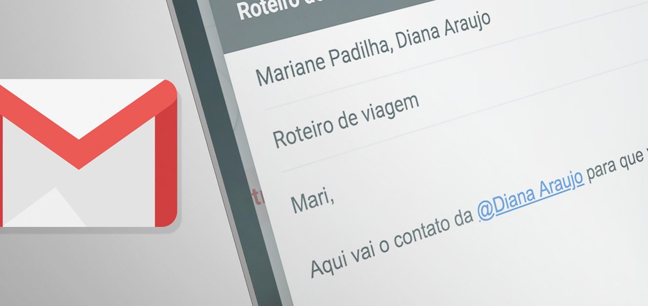 Saiba como usar a funcionalidade de menção por arroba no novo Gmail