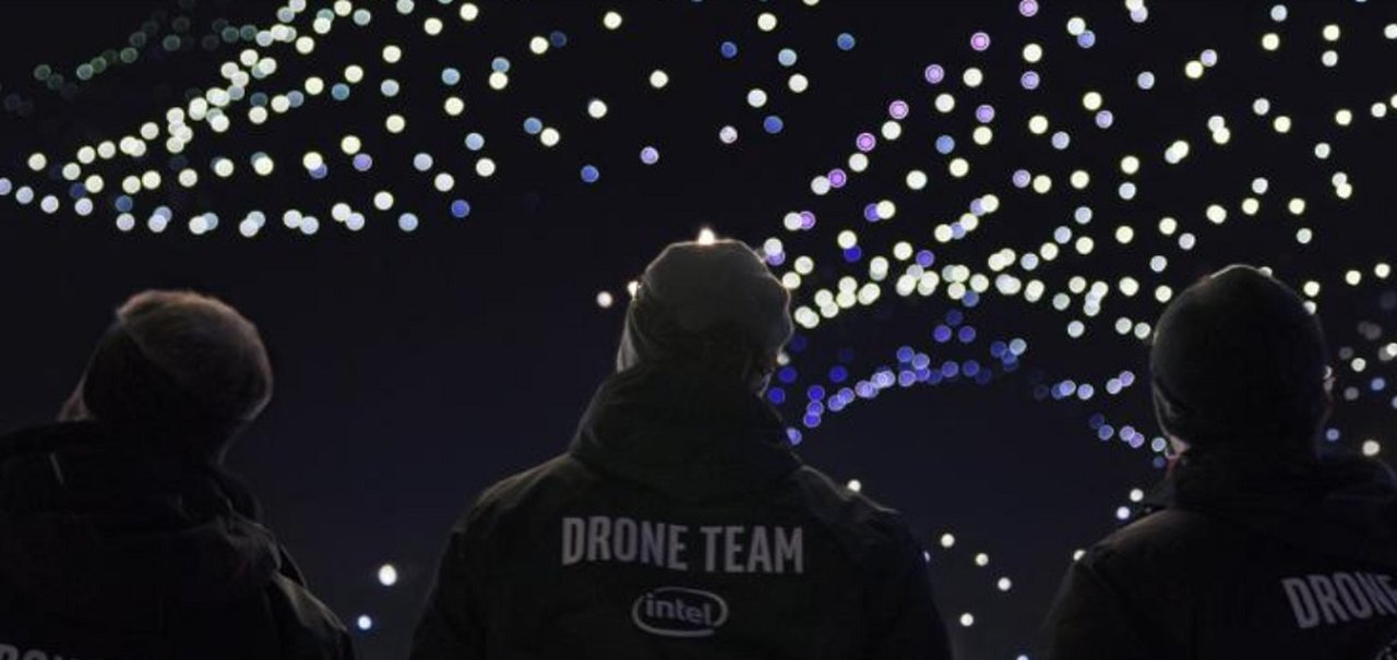 Code 2018: assista a um espetáculo de luzes com 200 drones