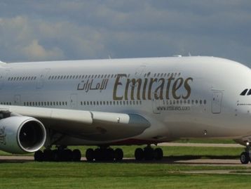 Novo avião da Emirates tem telas de alta resolução no lugar de janelas