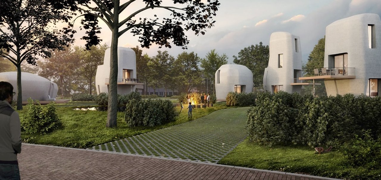 Holanda começa a construir primeiras casas feitas com “concreto 3D”