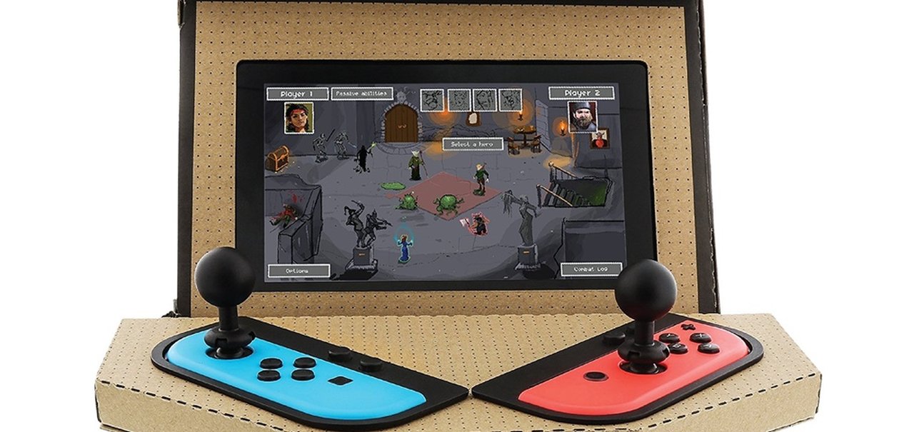 Kit personalizado do Nintendo Labo transforma seu Switch em um arcade