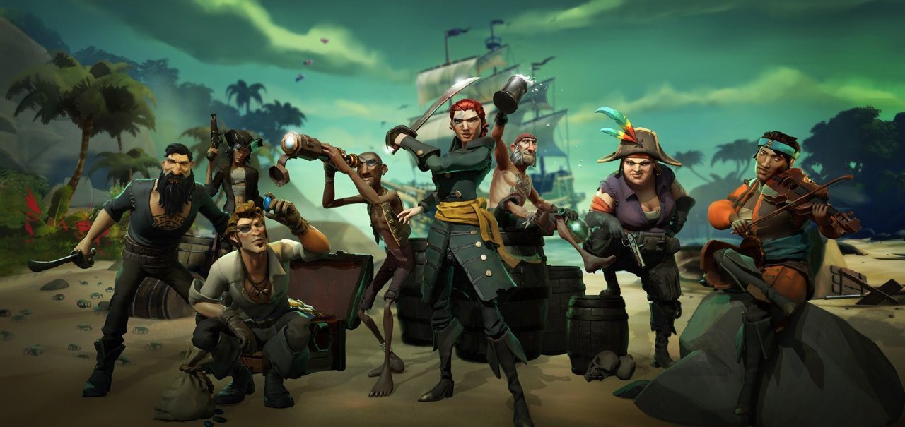 Sucesso oceânico: Sea of Thieves alcança 5 milhões de jogadores