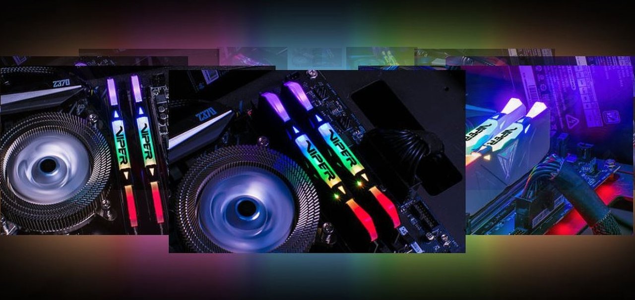 Novas memórias Viper DDR4 RGB, da Patriot, estão a caminho do Brasil